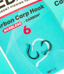 Carbon Carp Barbless hook  - 4
